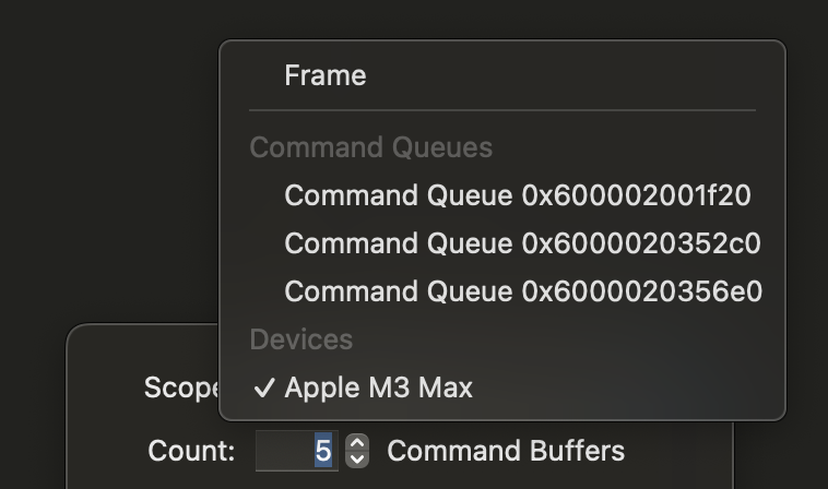 Xcode Metal source options